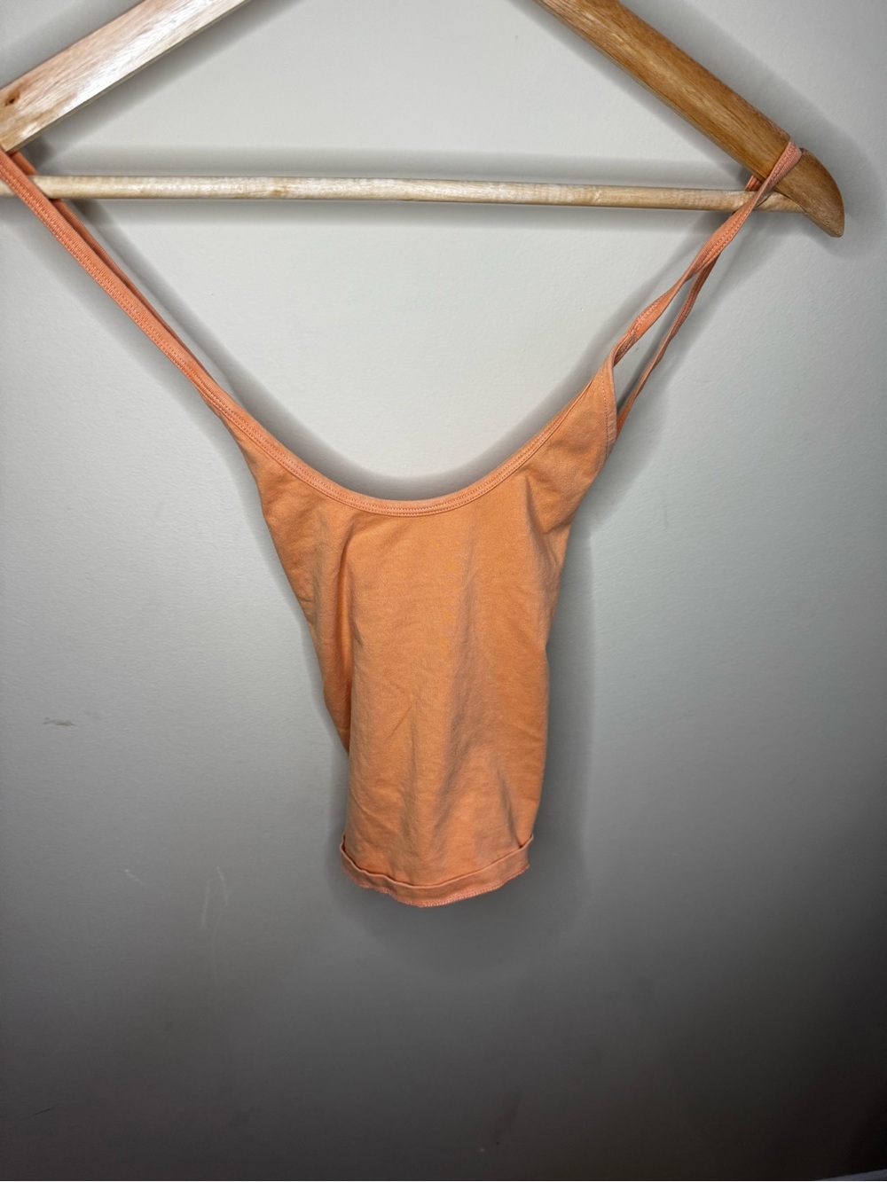 American Eagle Outfitters Peach Slim Scoop Neck Camisole